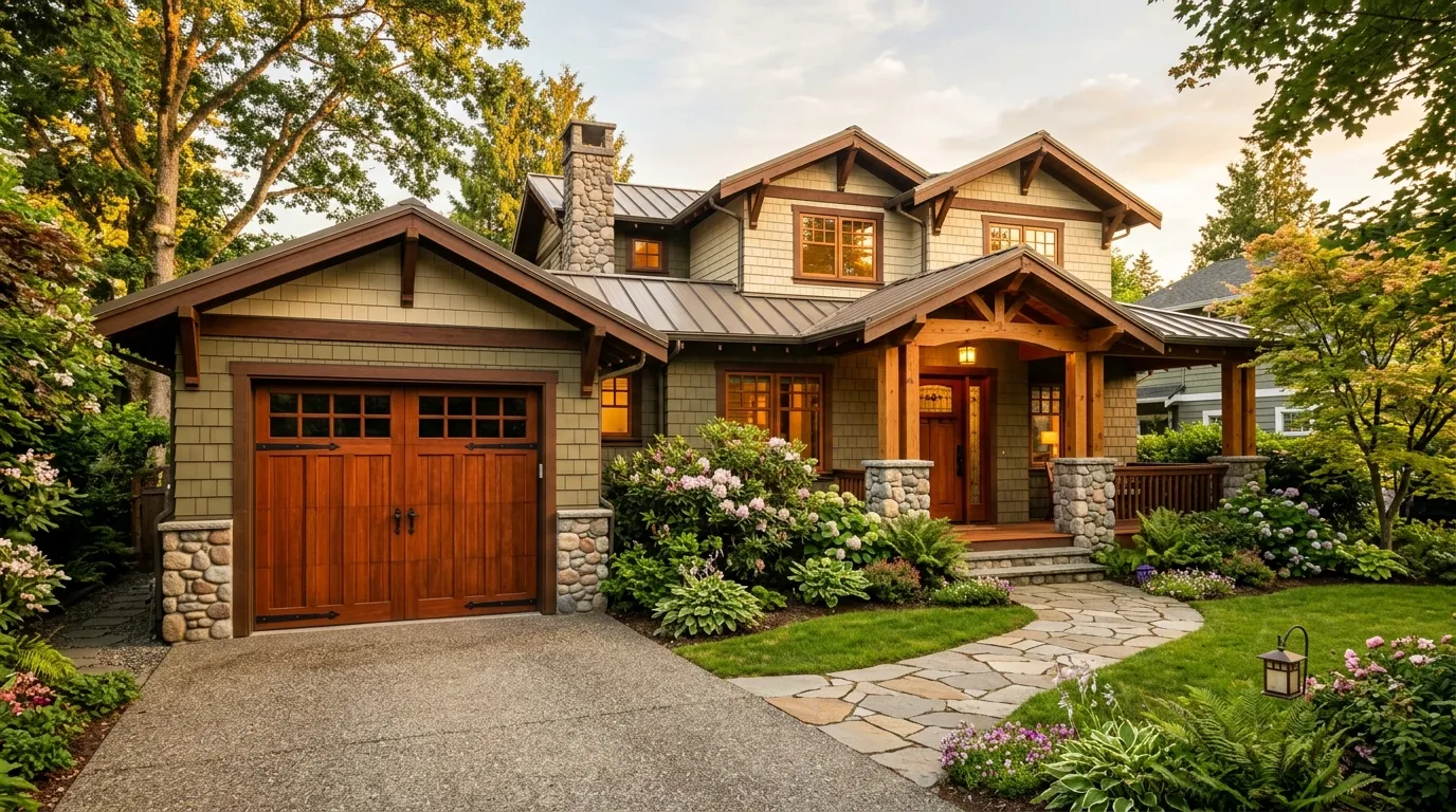 Garage Door Repair Built Around Red Oak Houses